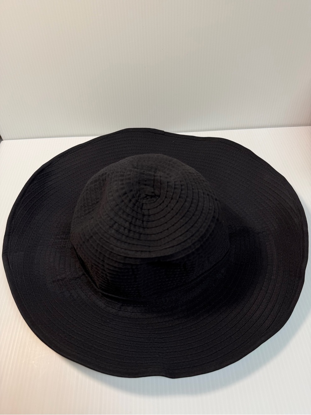 Vintage Black San Diego Hat Company Wide Brim Sun Hat - Picture 2 of 9